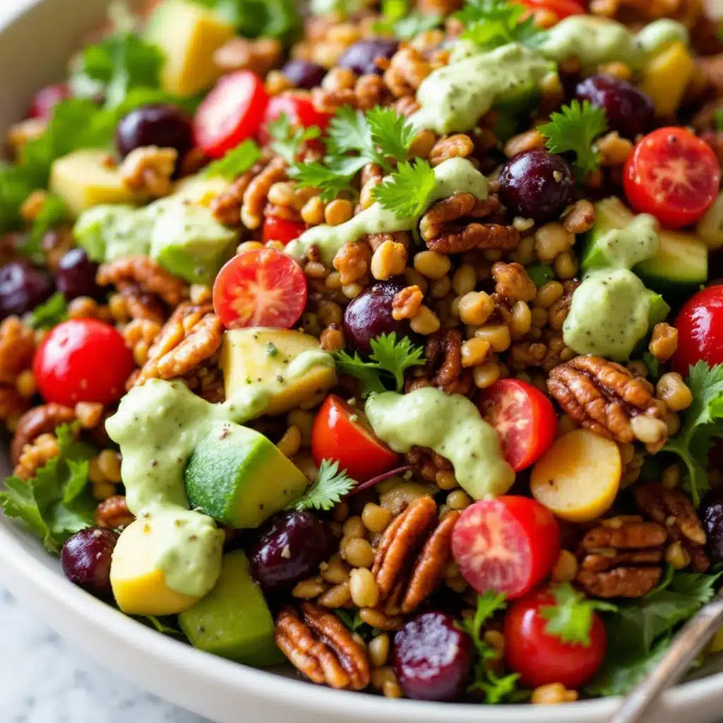 crispy cranberry pecan fall salad - featured image