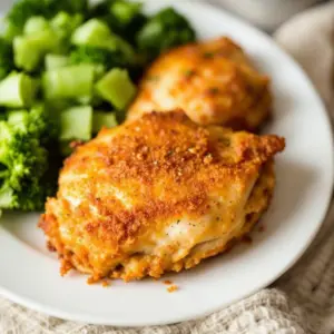 Crispy Garlic Parmesan Chicken Thighs - featured image