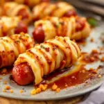 crispy mummy-wrapped sausage - featured image