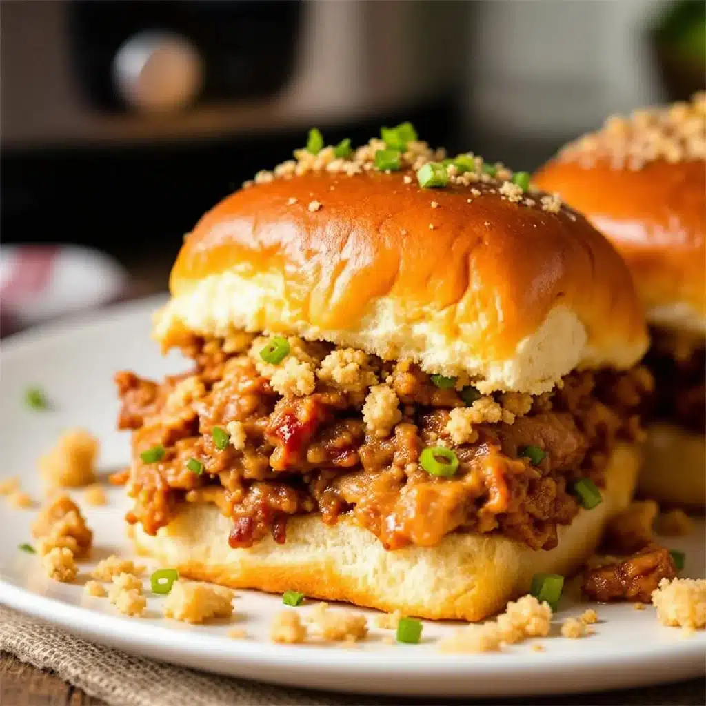 crockpot pulled pork sliders - featured image