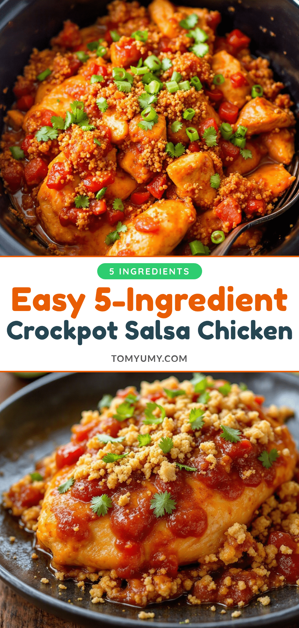 crockpot salsa chicken recipe