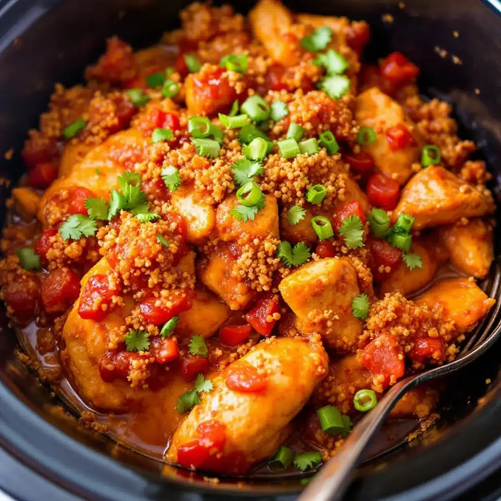 crockpot salsa chicken - featured image
