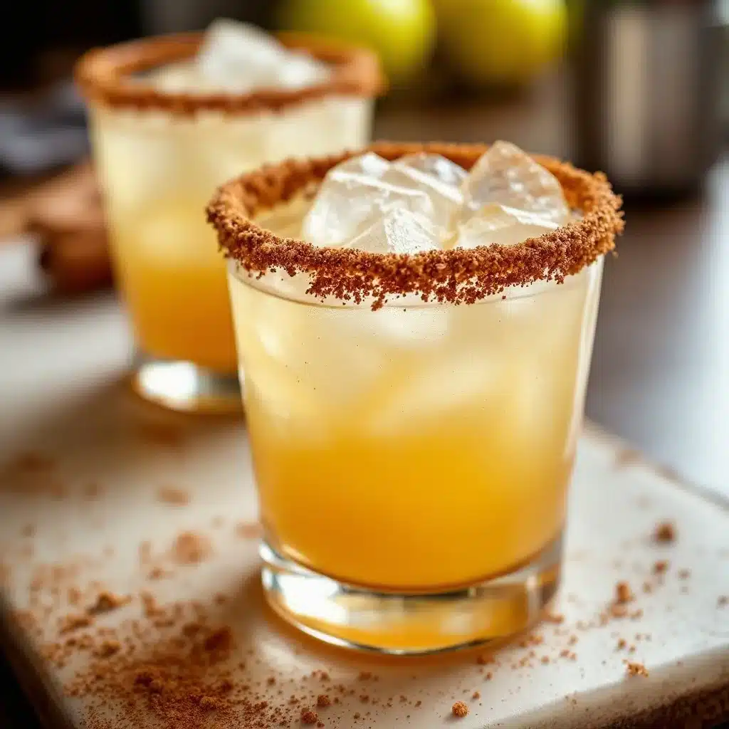 easy apple cider margarita - featured image