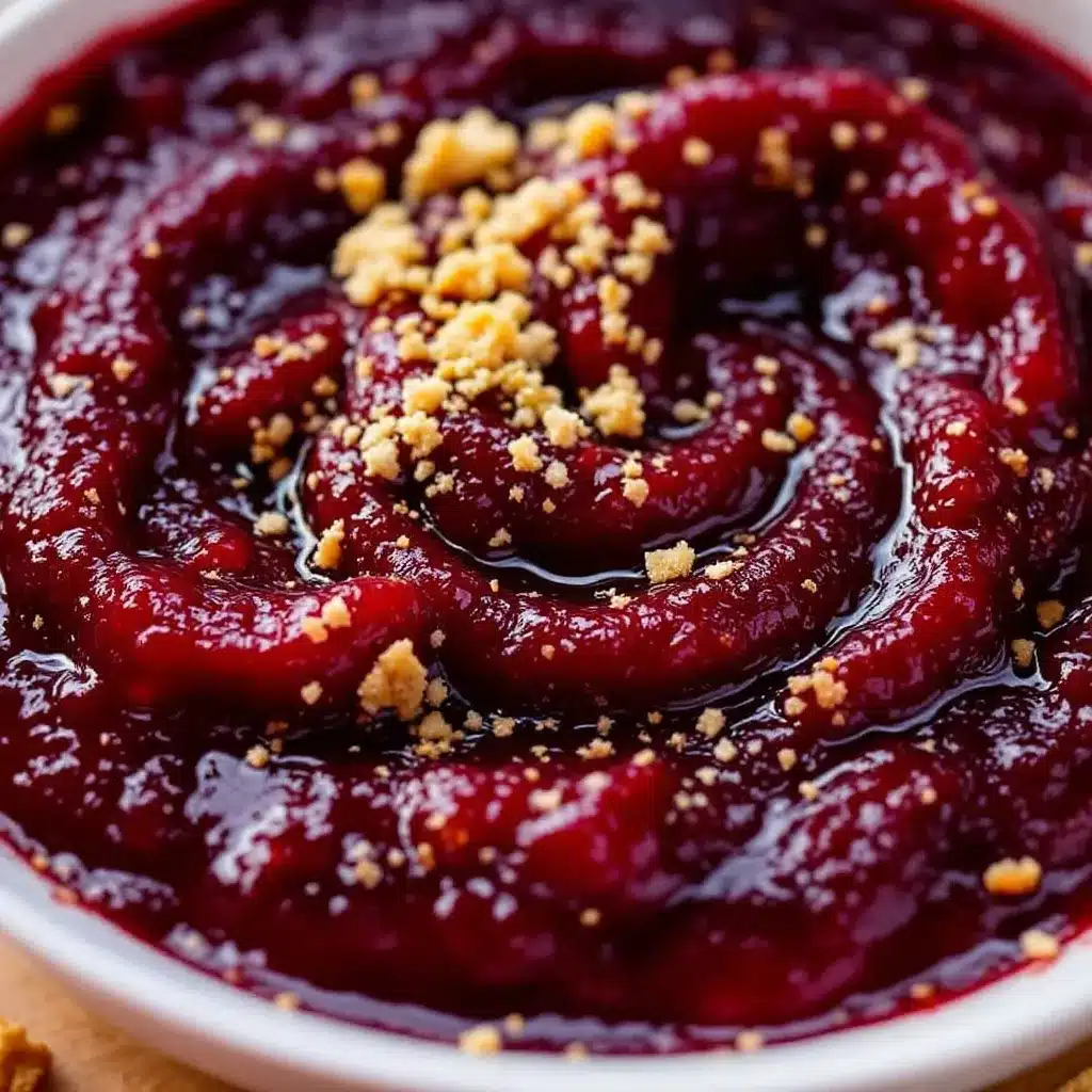 Easy Cranberry Orange Sauce with Fresh Ginger preparation steps