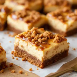 Gingerbread Cheesecake Bars - featured image
