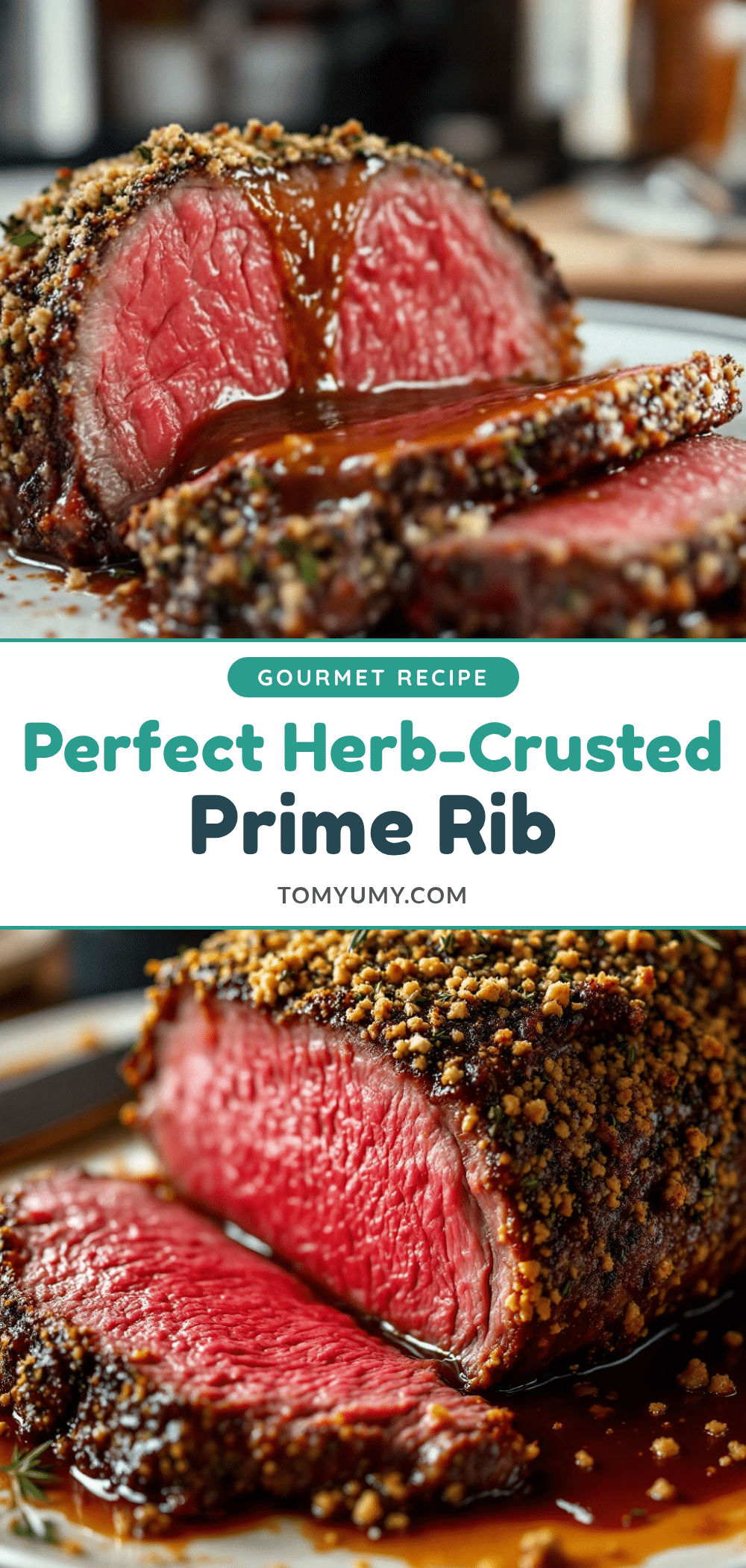 herb-crusted prime rib recipe
