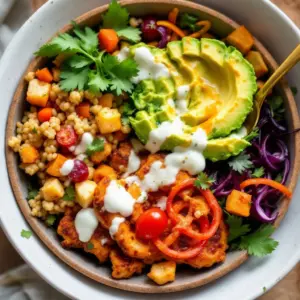 High-Protein Buffalo Chicken Meal Prep Bowls - featured image