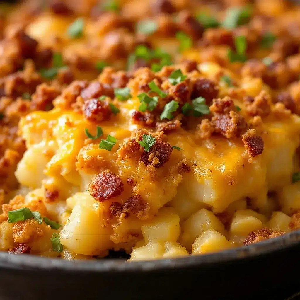 loaded baked potato casserole preparation steps