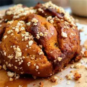 maple pumpkin sourdough discard bread - featured image