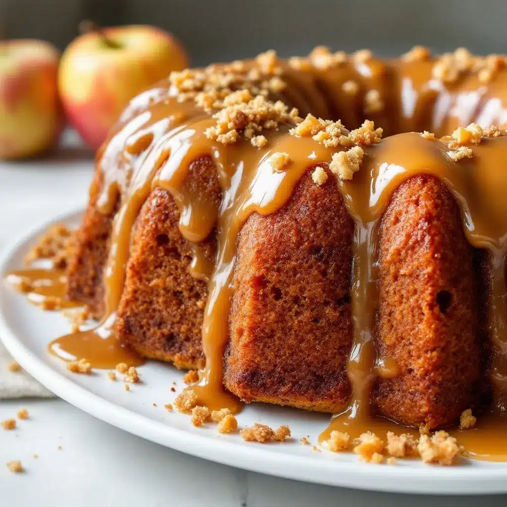 moist apple dapple bundt cake preparation steps