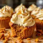 Moist Brown Butter Pumpkin Cupcakes - featured image
