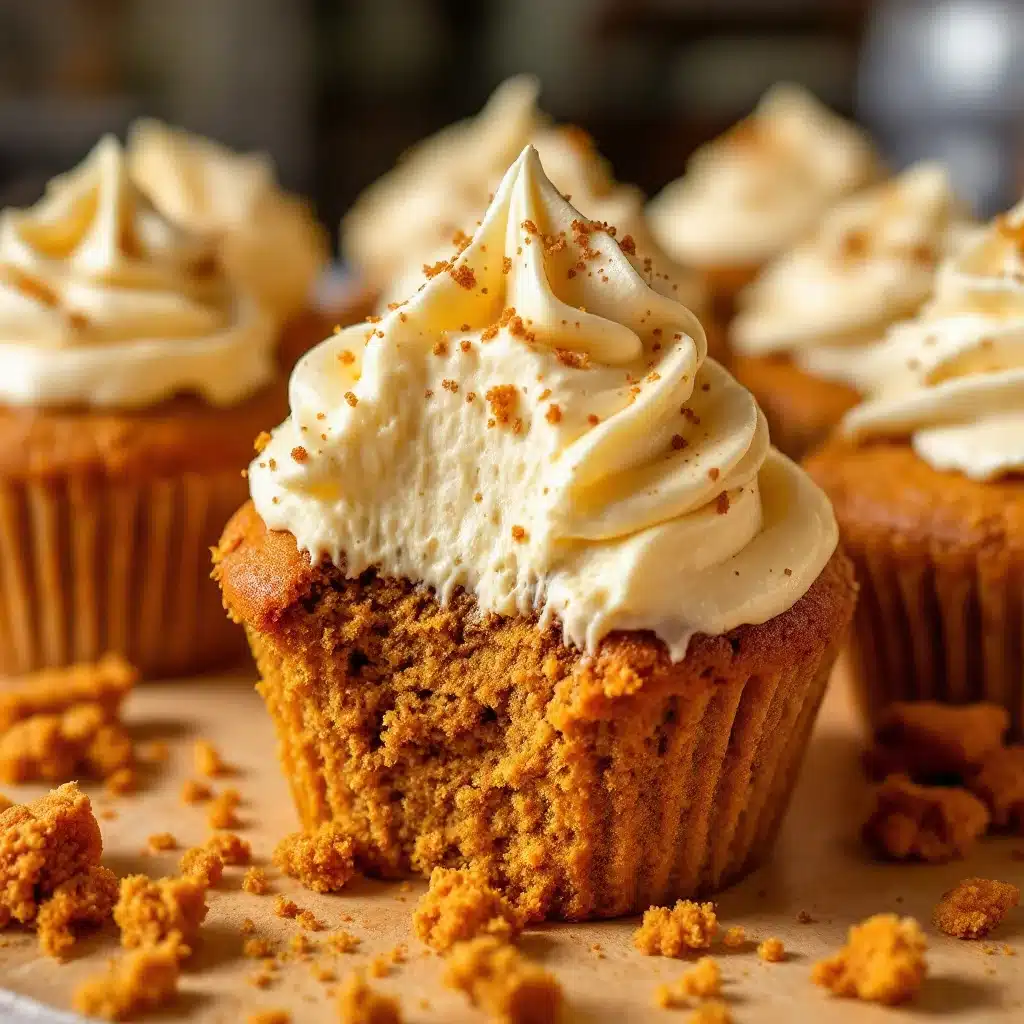 Moist Brown Butter Pumpkin Cupcakes - featured image