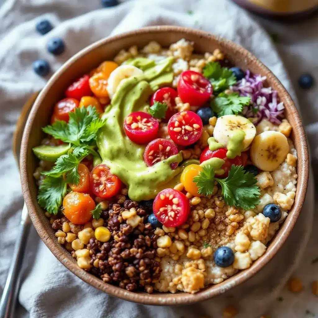 overnight peanut butter banana protein oats preparation steps