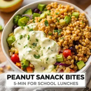 peanut butter protein bites - featured image