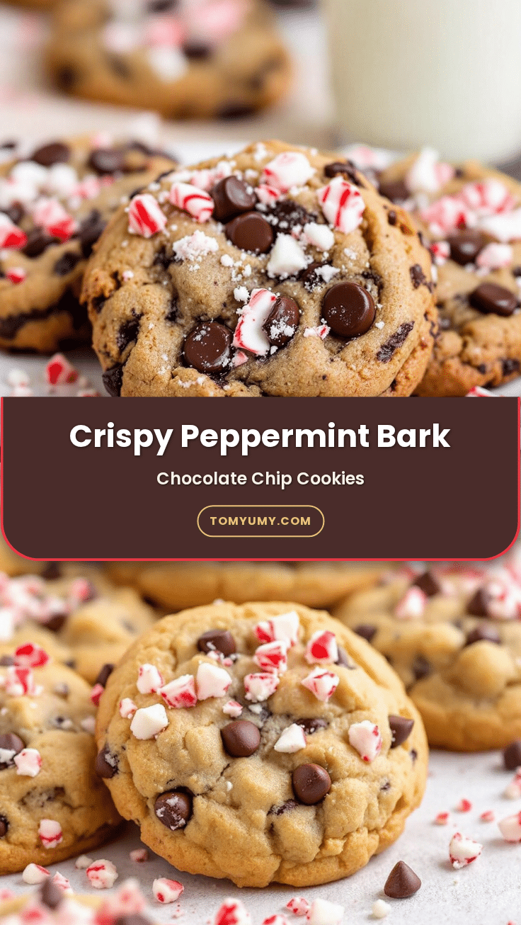 peppermint bark chocolate chip cookies recipe