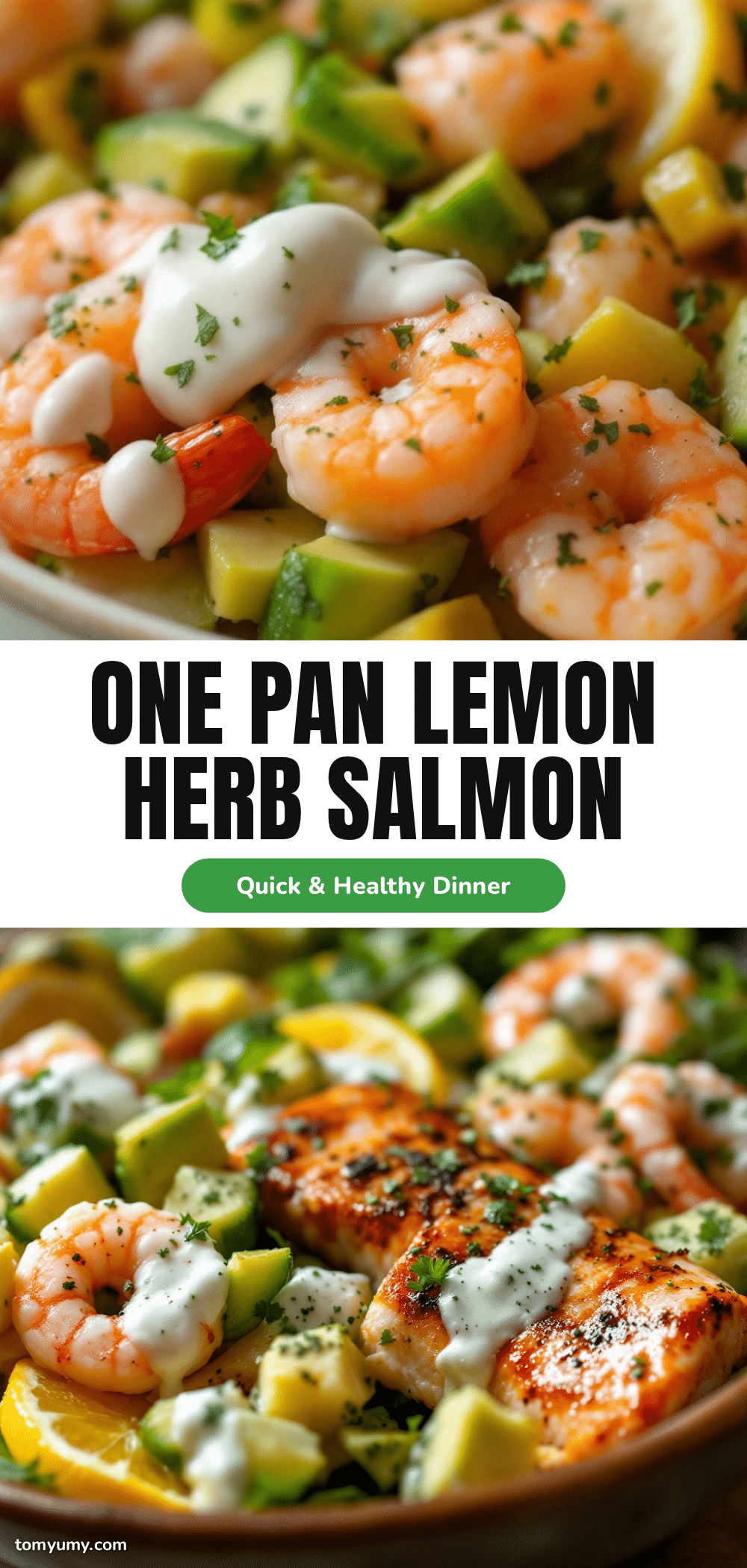Quick One-Pan Lemon Herb Salmon recipe
