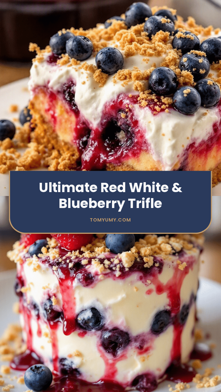 red white and blueberry trifle recipe