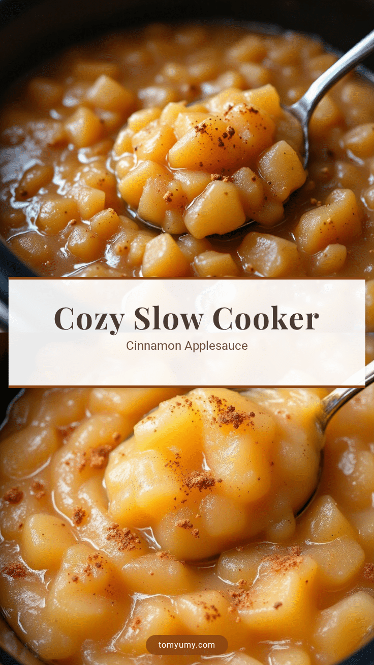 slow cooker cinnamon applesauce recipe