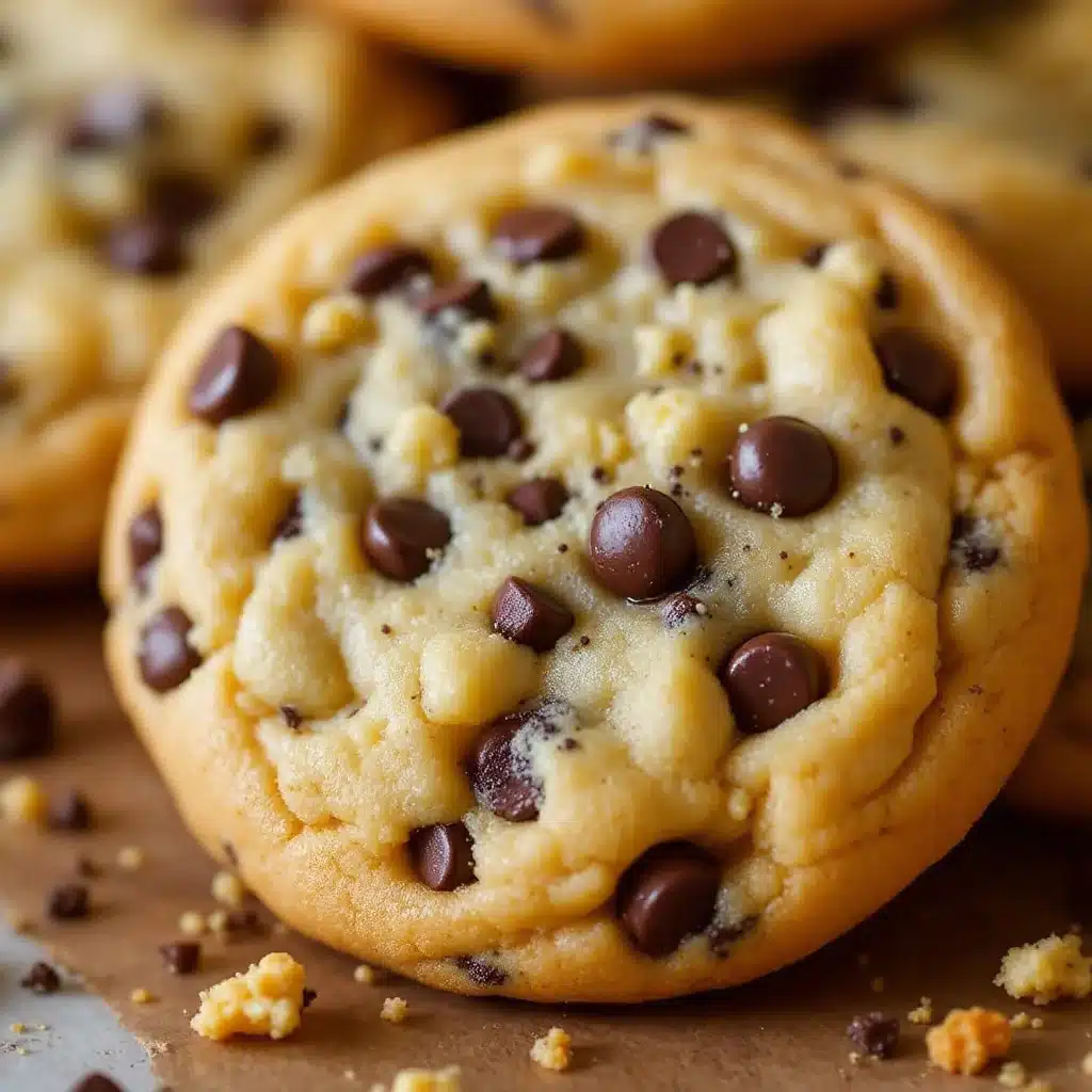 soft birthday cake batter chocolate chip cookies - featured image