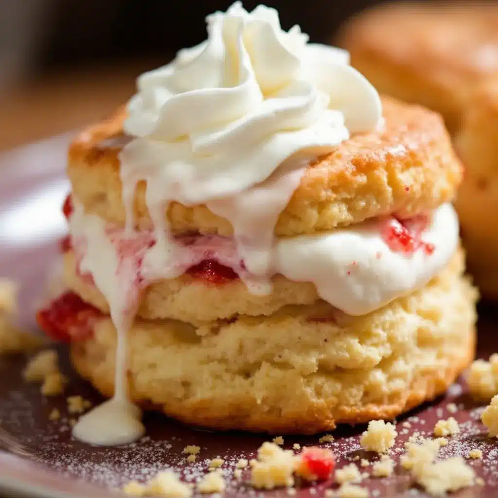 strawberry shortcake biscuit preparation steps