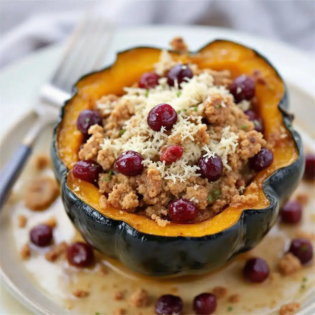 stuffed acorn squash - featured image