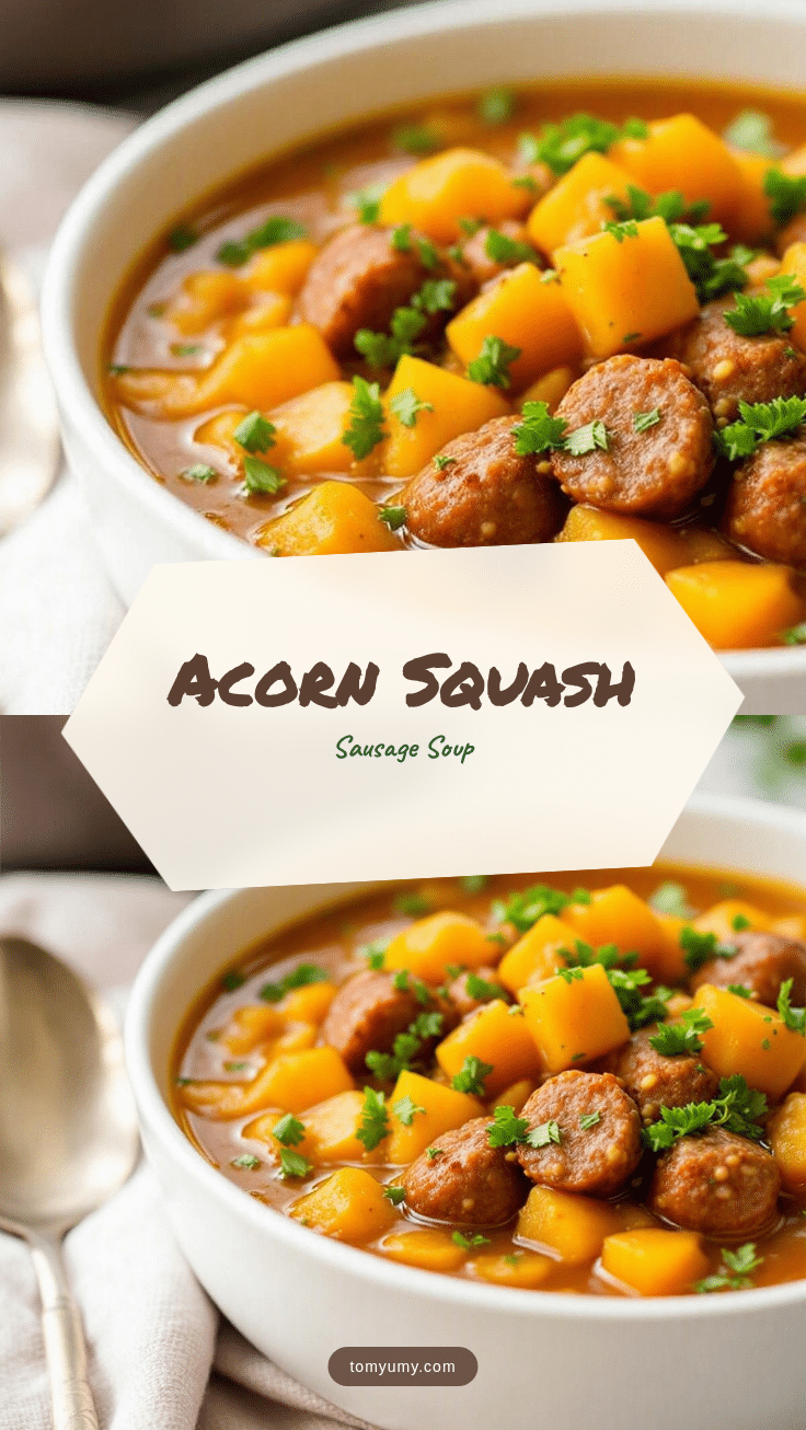 acorn squash and sausage soup recipe