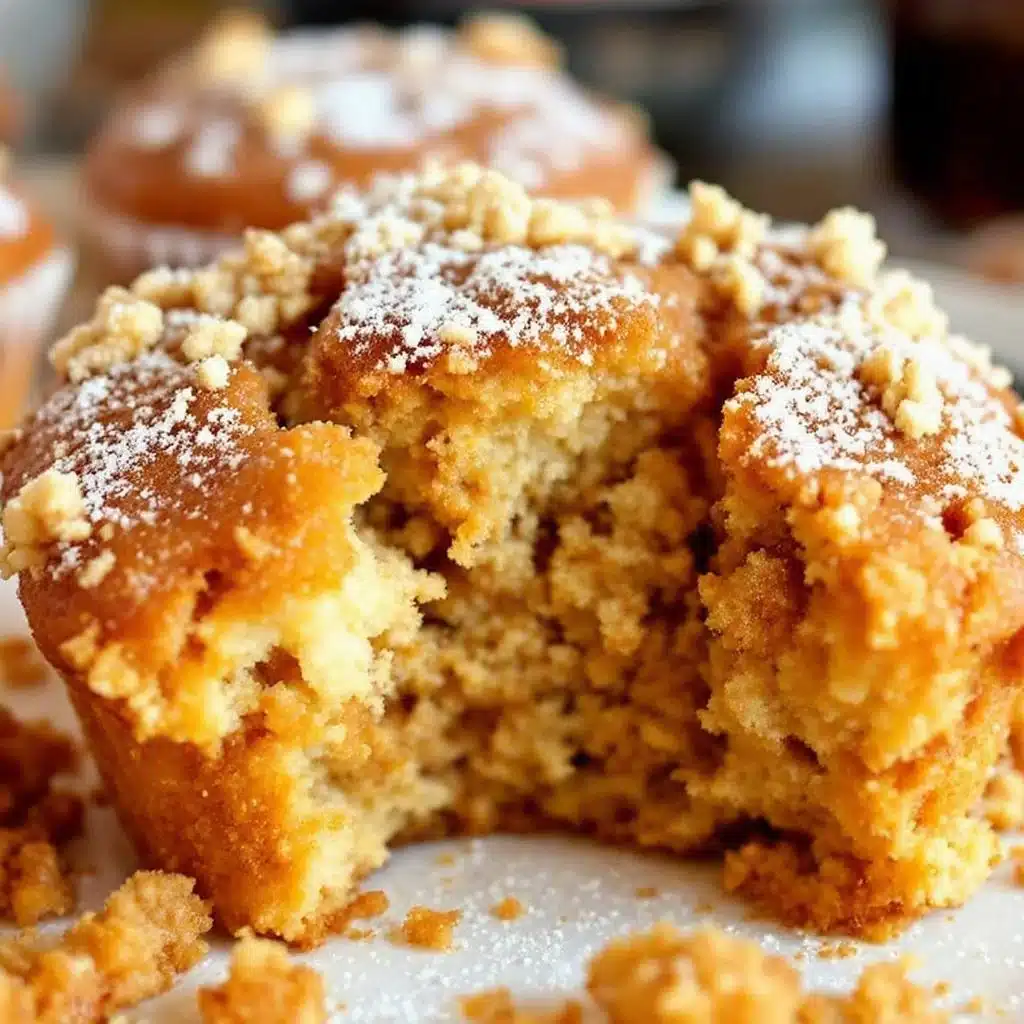 apple cider donut muffins - featured image