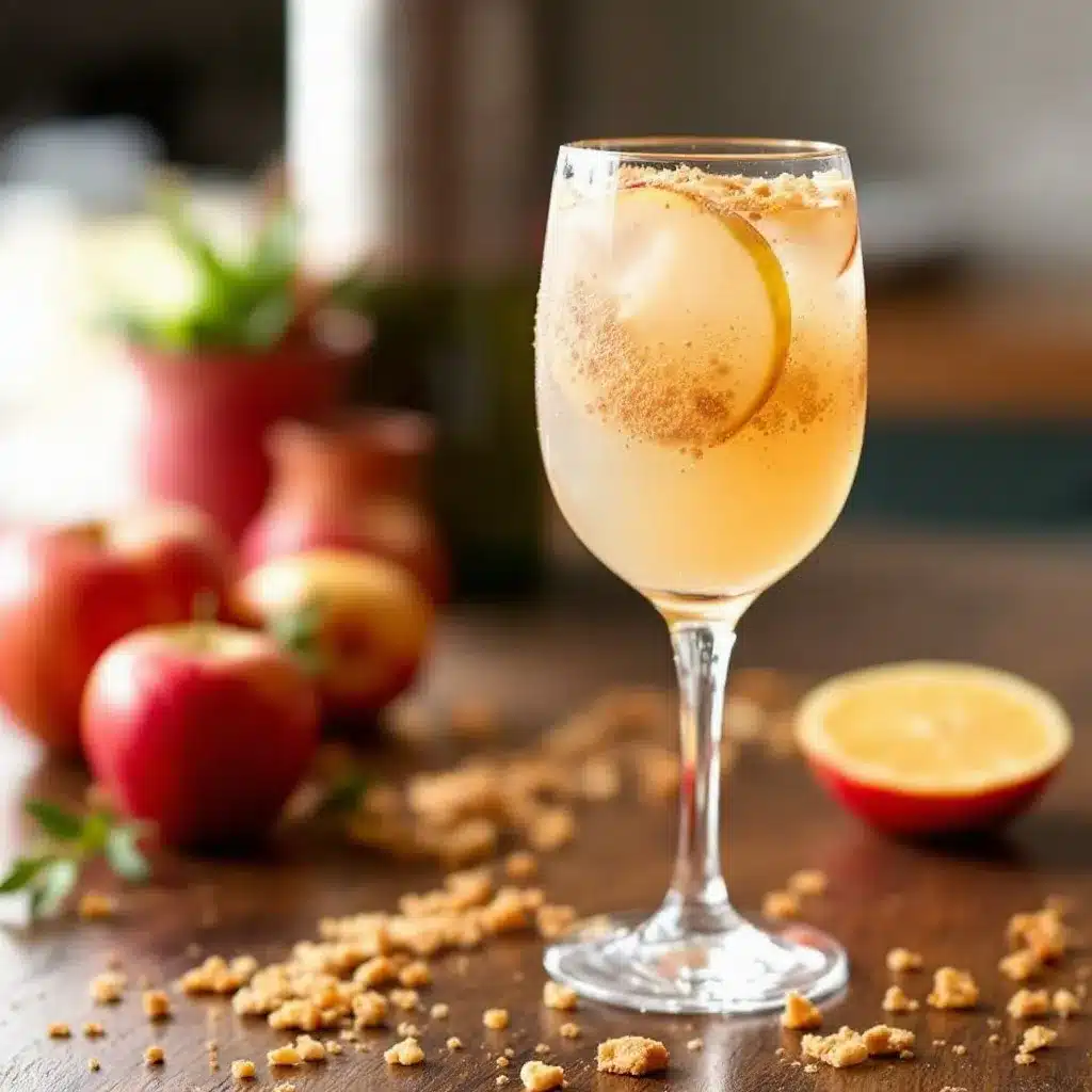 apple cider mimosa preparation steps