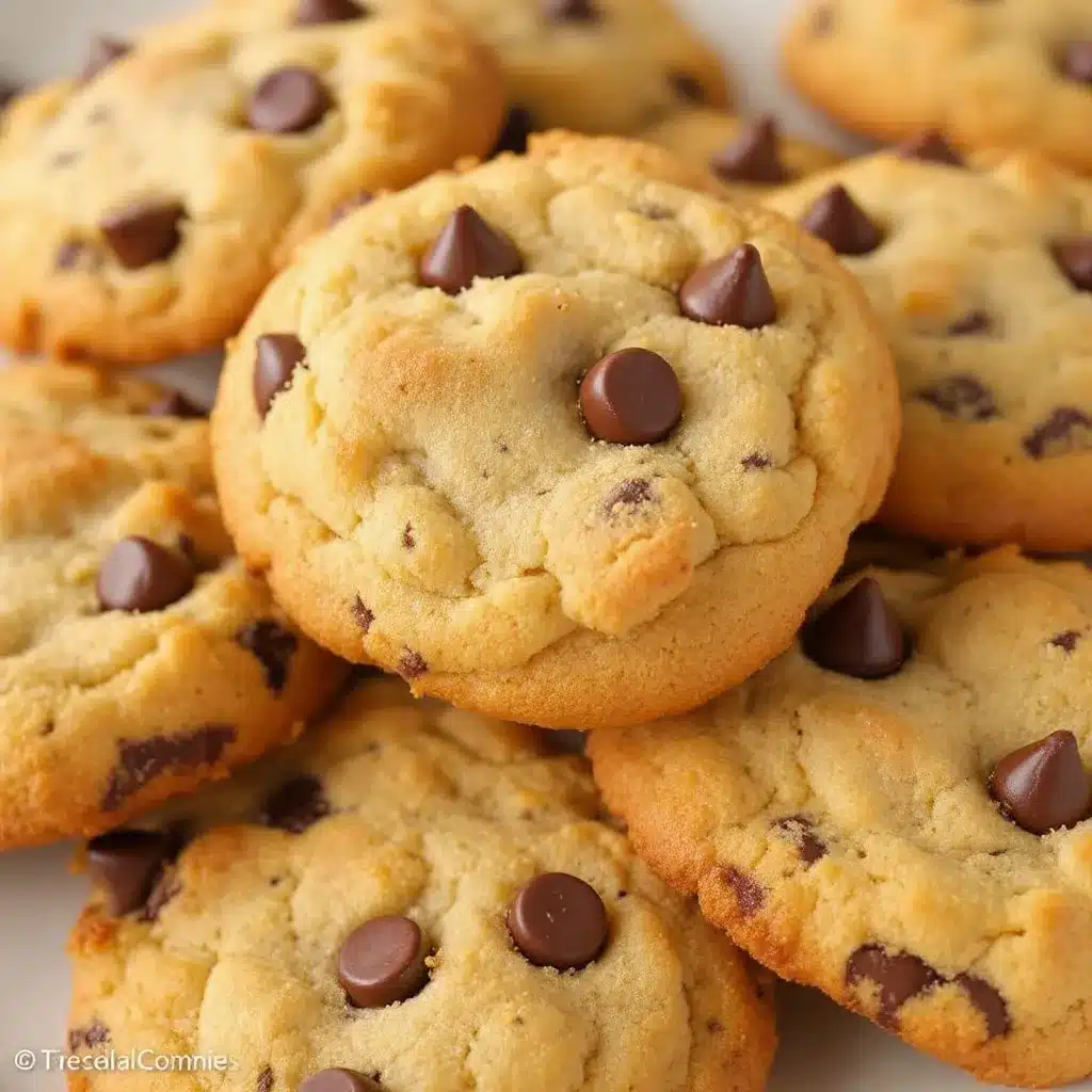 bakery-style soft-baked chocolate chip cookies preparation steps