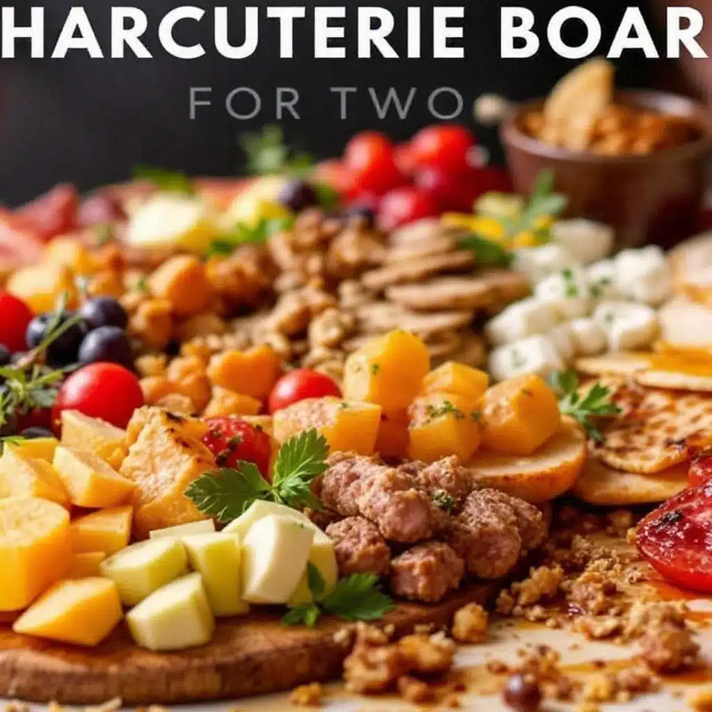 charcuterie board for two - featured image