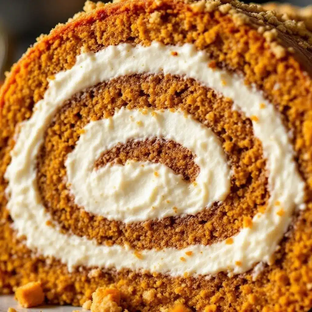 classic pumpkin roll - featured image