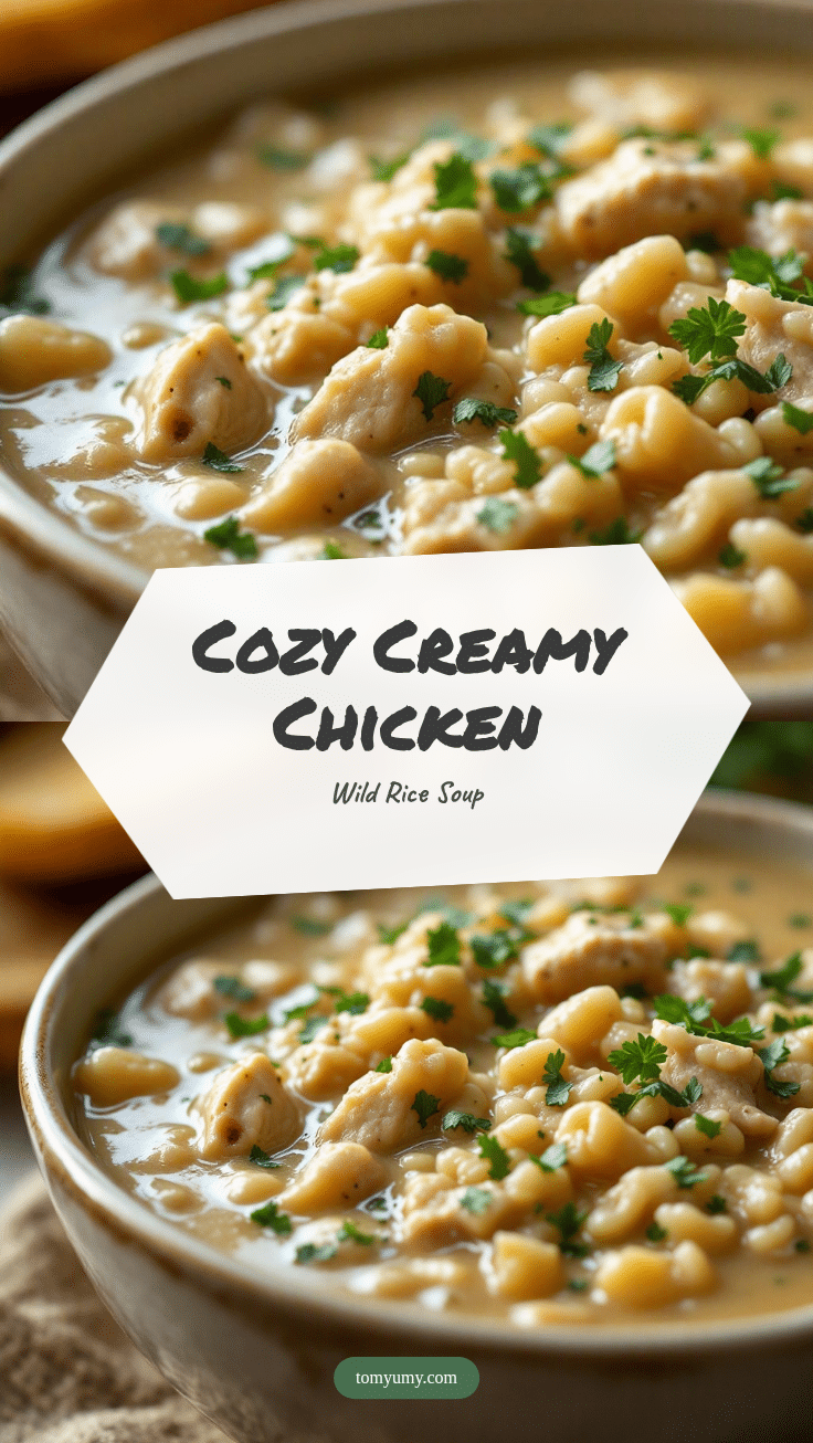 cozy creamy chicken and wild rice soup recipe