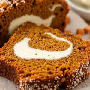 creamy brown butter pumpkin bread - featured image