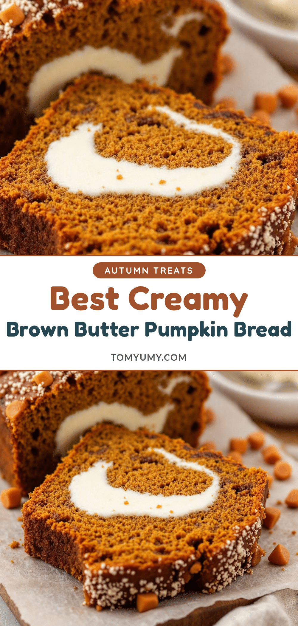 creamy brown butter pumpkin bread recipe