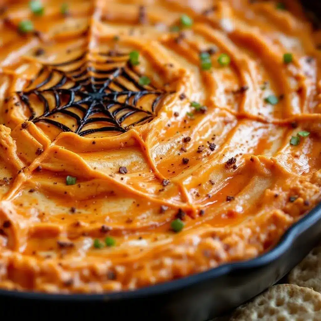 creamy buffalo chicken dip - featured image