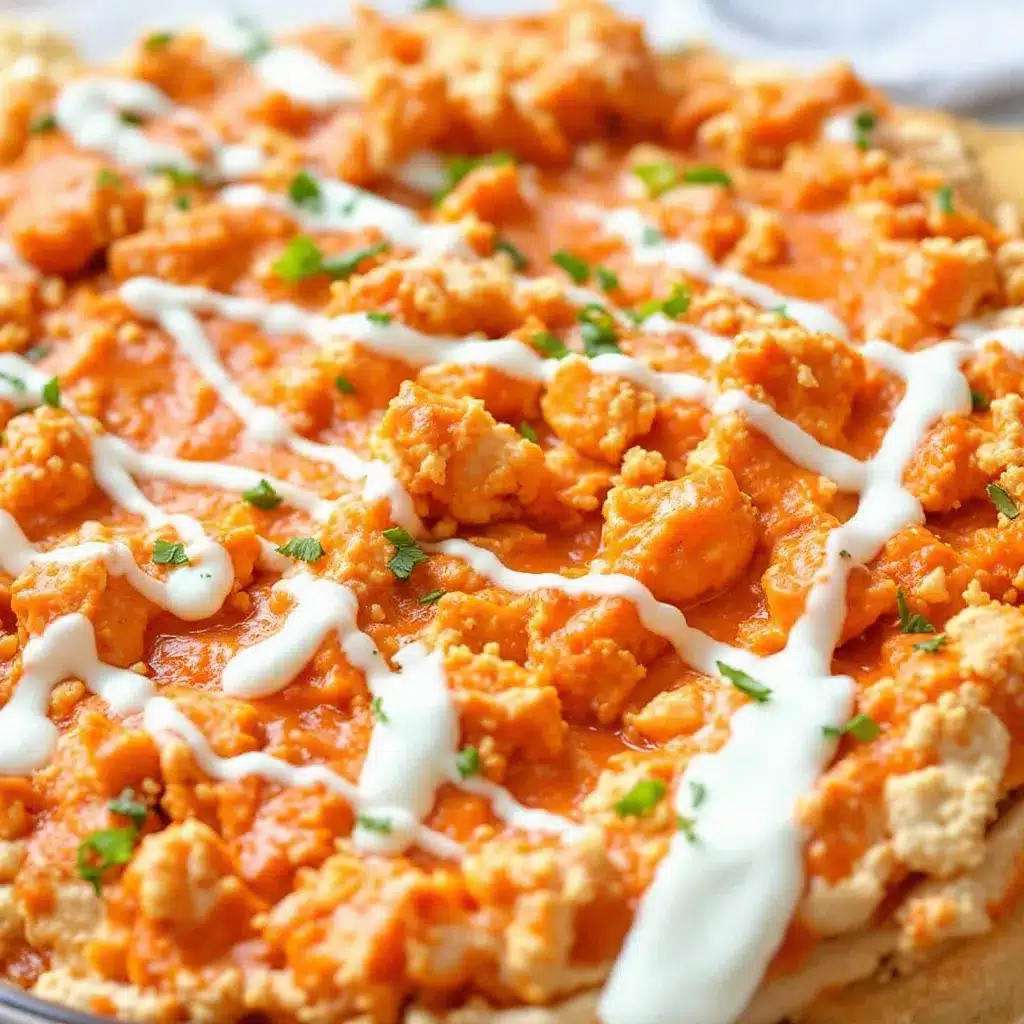 creamy buffalo chicken dip preparation steps