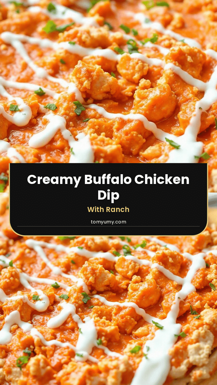 creamy buffalo chicken dip recipe