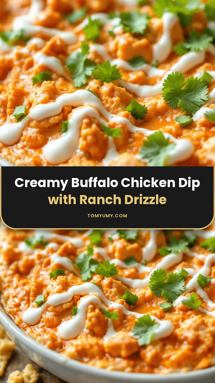 creamy buffalo chicken dip recipe