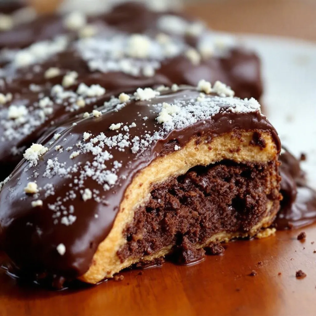 creamy no-bake chocolate eclair dessert preparation steps