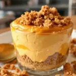 creamy no-bake pumpkin cheesecake parfaits - featured image