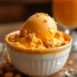 creamy pumpkin patch punch with orange sherbet - featured image