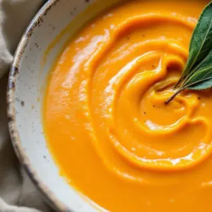 creamy roasted butternut squash soup - featured image