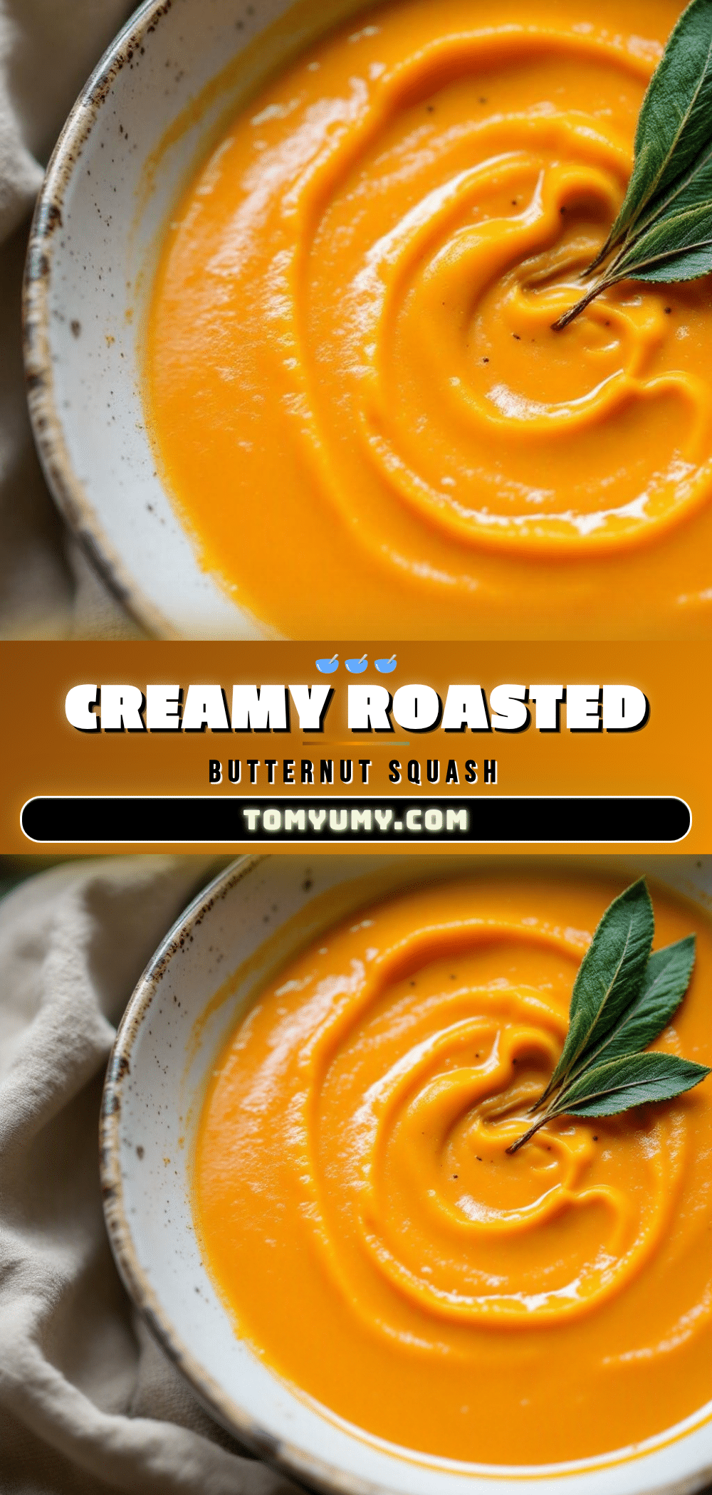 creamy roasted butternut squash soup recipe