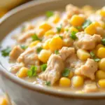 creamy slow cooker white chicken chili - featured image