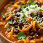 creamy taco soup with ranch - featured image