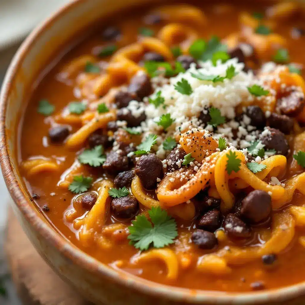 creamy taco soup with ranch preparation steps