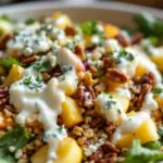 crispy autumn chopped salad with apples - featured image