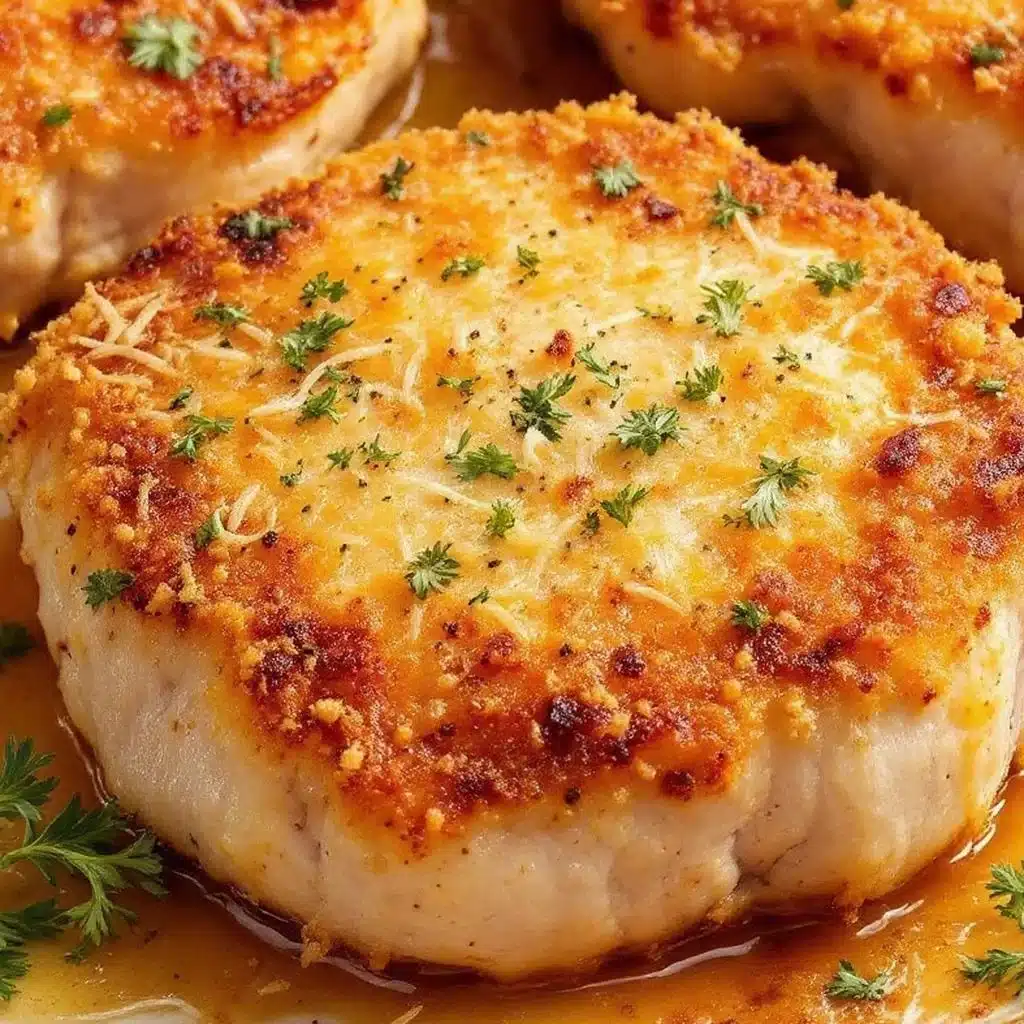 Crispy Baked Parmesan Crusted Pork Chops - featured image