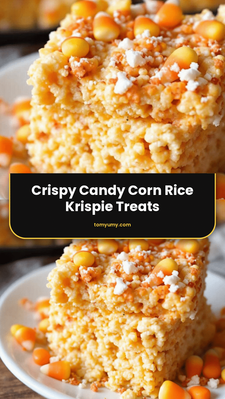 crispy candy corn rice krispie treats recipe