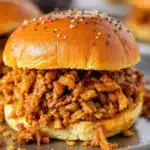 crispy crockpot pulled pork sliders - featured image